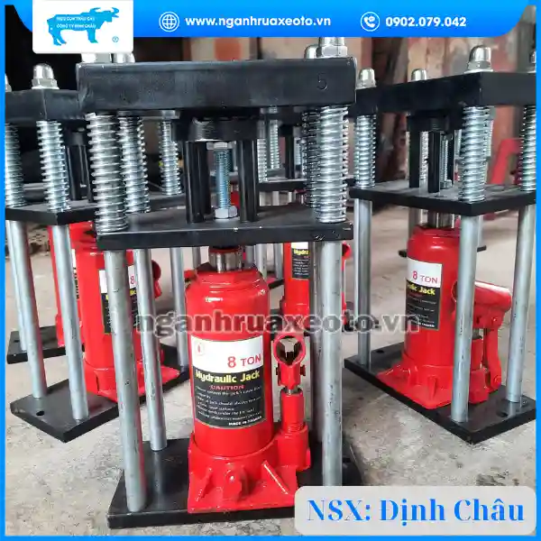 Máy bấm ống thủy lực bằng tay 8 Tấn/ SX Định Châu