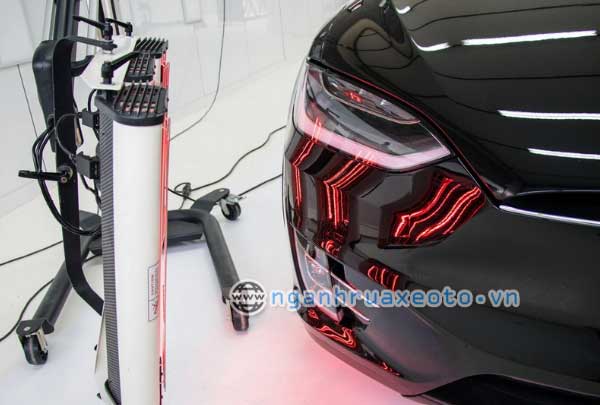 Sử dụng đèn sấy sơn hồng ngoại