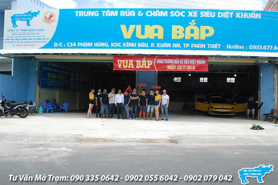 Trạm Rửa Xe Ô Tô Vua Bắp