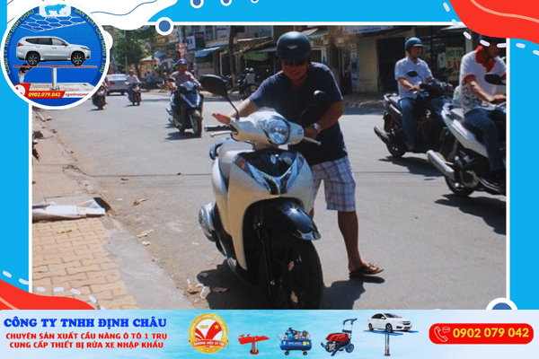 xe tay ga bị nóng máy