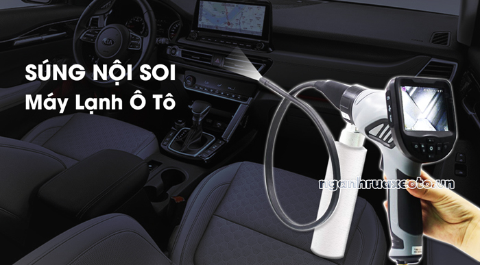 Súng bệ sinh nội soi máy lạnh ô tô Súng bệ sinh nội soi máy lạnh ô tô