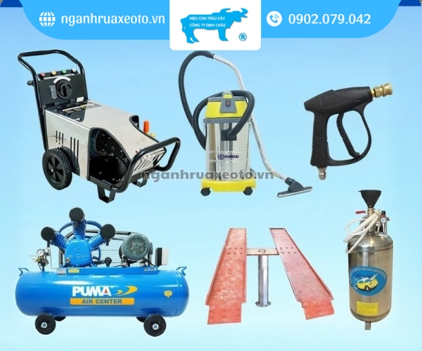Mua bộ thiết bị rửa xe máy ở đâu chính hãng, giá tốt?