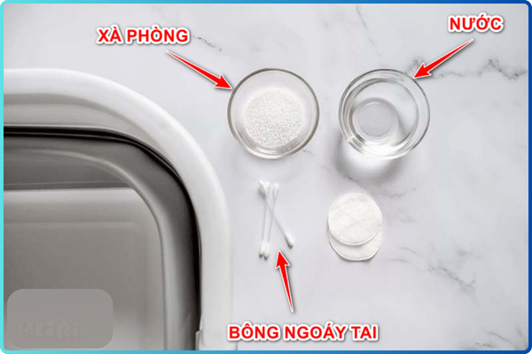 Dung dịch xà phòng pha loãng