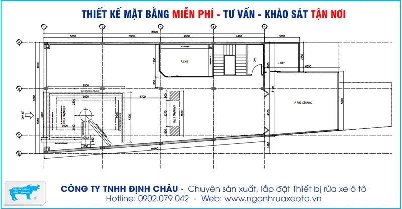Định Châu tư vấn miễn phí và khảo sát mặt bằng tận nơi