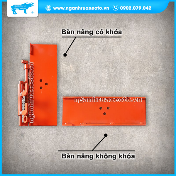 Bàn nâng được thiết có khóa gài hoặc không