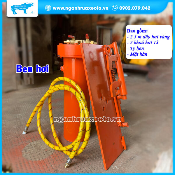 Ben nâng xe máy - ben hơi