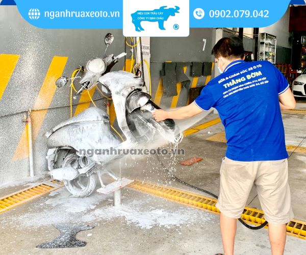 Mở tiệm rửa xe máy chính là lựa chọn được nhiều người ưu tiên nhờ vốn đầu tư thấp