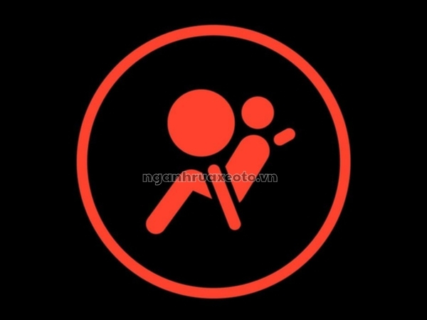 Ký hiệu này sẽ sáng đèn khi có vấn đề với hệ thống túi khí