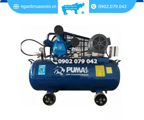 Máy nén khí piston Pumas 3HP sử dụng nguồn điện 380V