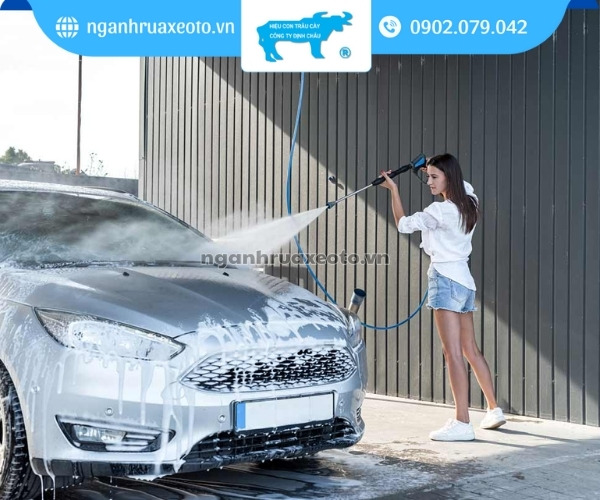 Máy rửa xe gia đình có thiết kế nhỏ gọn, dễ vận hành