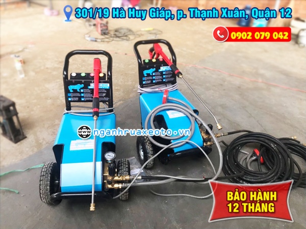 Định Châu cung cấp các dòng máy rửa xe đa dạng công suất
