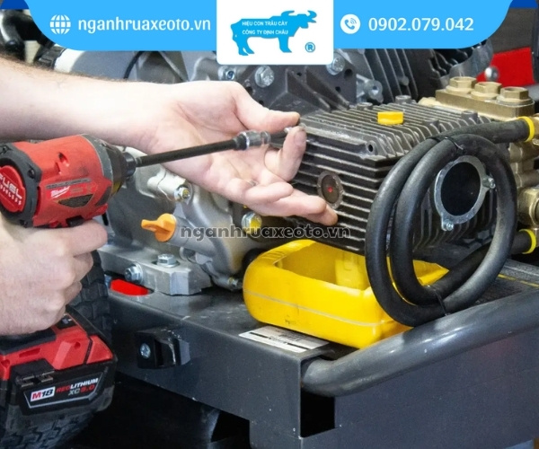 Các lỗi thường gặp và cách sửa máy rửa xe cao áp chi tiết