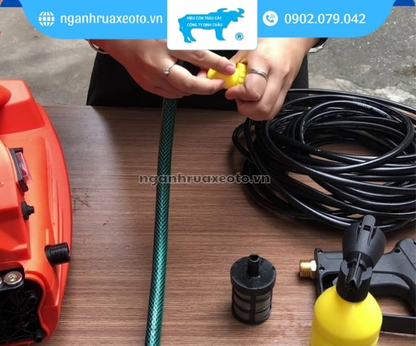 Dây dẫn quá dài cũng có thể là nguyên nhân khiến máy rửa xe không lên nước