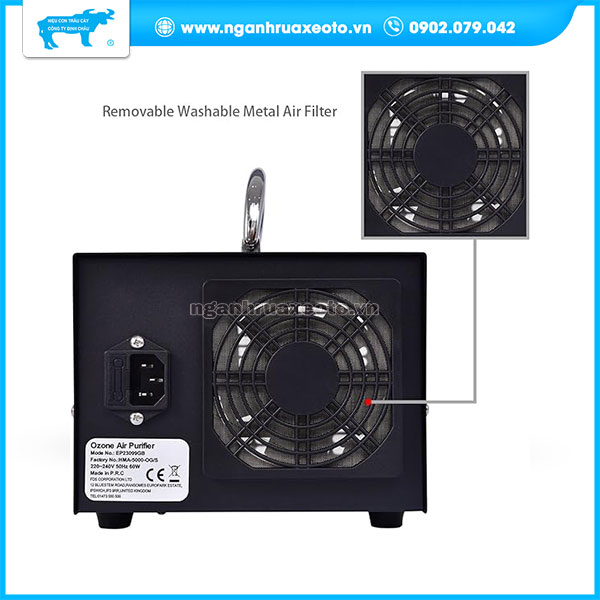 Máy khử mùi bằng Ozone tại Định Châu