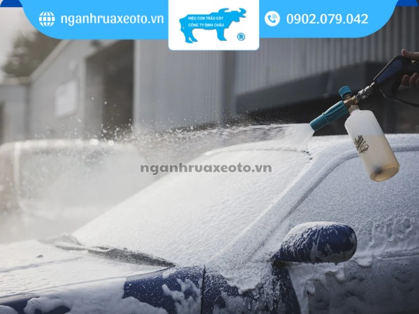 Kinh doanh dịch vụ rửa xe bằng bọt tuyết mang lại lợi nhuận cao