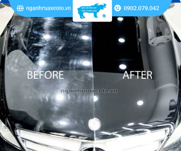 Quá trình đánh bóng giúp loại bỏ các vết trầy xước do quá trình làm sạch sai cách