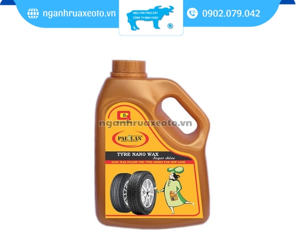 Dung dịch đánh bóng lốp xe ô tô Pallas có khả năng che khuyết điểm hiệu quả