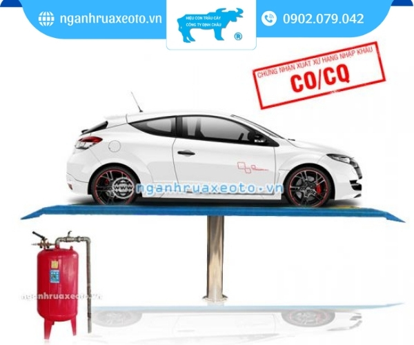 Cầu nâng ô tô 1 trụ AIRLUB - Bàn nổi