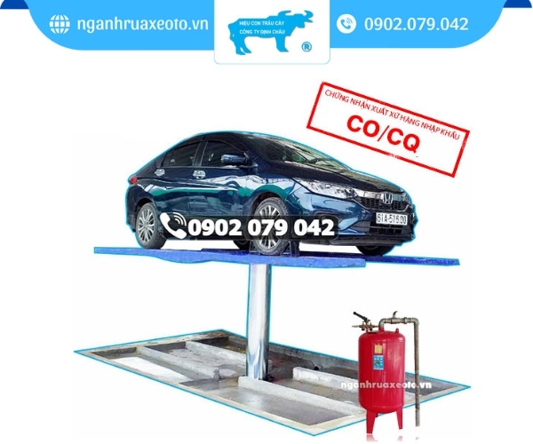 Cầu nâng ô tô 1 trụ AIRLUB - Âm nền