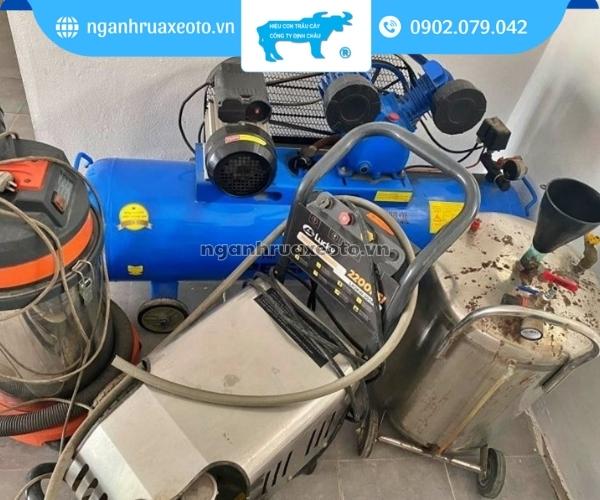 Thiết bị rửa xe giá rẻ kém chất lượng, ảnh hưởng tới uy tín tiệm