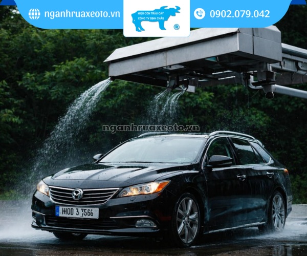 Rửa xe không chạm rút ngắn đáng kể thời gian thao tác vệ sinh